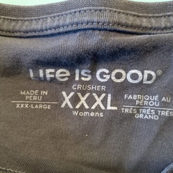 Life is Good Women's Flower 3X Short Sleeve T-shirt Cottagecore Grandmacore - Picture 3 of 6